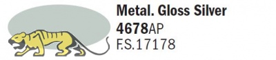 Italeri Acrylic 4678AP - Silber glänzend / Metal. Gloss Silver - FS17178 - 20ml