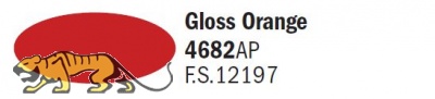 Italeri Acrylic 4682AP - Gloss Orange - FS12197 - 20ml