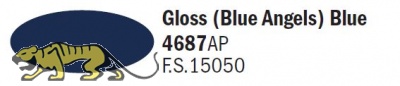 Italeri Acrylic 4687AP - Blau glänzend / Gloss (Blue Angels) Blue - FS15050 - 20ml