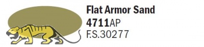 Italeri Acrylic 4711AP - Armor Sand matt / Flat Armor Sand - FS30277 - 20ml