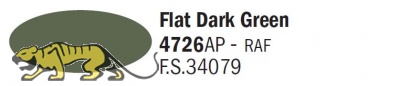Italeri Acrylic 4726AP - Dunkelgrün matt / Flat Dark Green - FS34079 - 20ml
