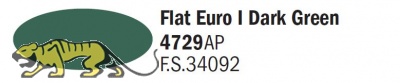 Italeri Acrylic 4729AP - Flat Euro I Dark Green - FS34092 - 20ml