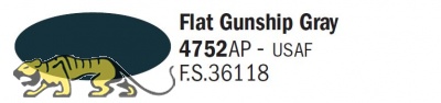 Italeri Acrylic 4752AP - Gunship Grau matt / Flat Gunship Gray - FS36118 - 20ml