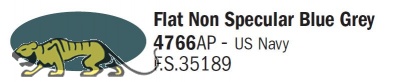 Italeri Acrylic 4766AP - Flat Non Specular Blue Grey - FS35189 - 20ml