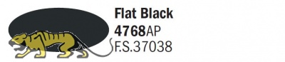 Italeri Acrylic 4768AP - Schwarz matt / Flat Black - FS37038 - 20ml