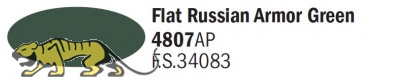 Italeri Acrylic 4807AP - Flat Russian Armor Green - FS34083 - 20ml