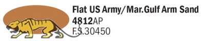 Italeri Acrylic 4812AP - USMC Golf Sandfarben / Flat US Army - Mar.Gulf Arm Sand - FS30450 - 20ml
