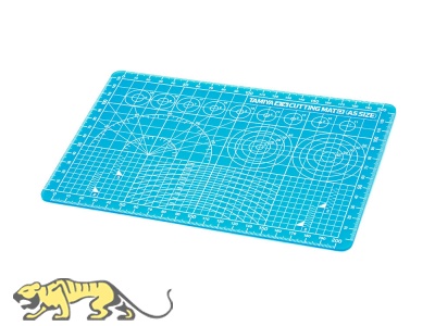 Tamiya Cutting Mat (A5 Size/Blue)