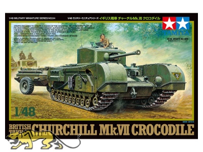 Churchill Mk. VII - Crocodile - British Tank - 1:48