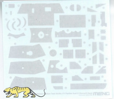 Zimmerit - für Meng Panther Ausf. D - TS-038 - 1:35