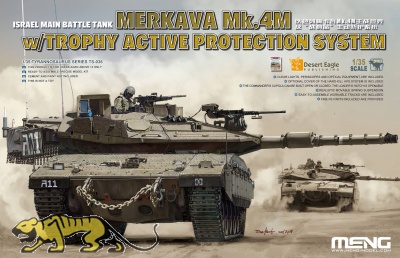 Merkava Mk. 4M with Trophy Active Protection System - Israel Main Battle Tank - 1:35