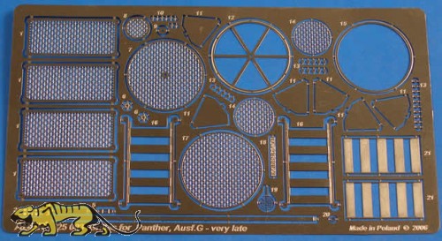 ABER Grilles for Sd.Kfz.171 Panther, Ausf.G