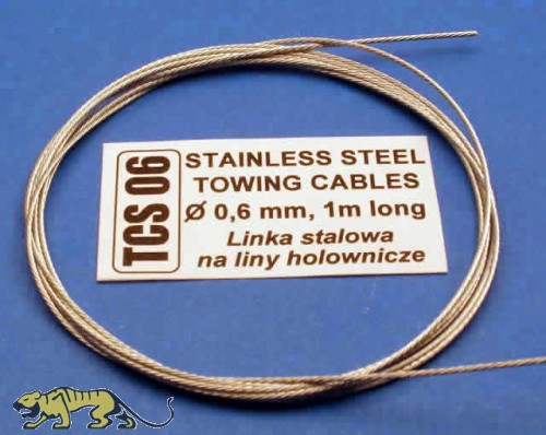 Stainless Steel Towing Cable Ø0,6mm, 1m long