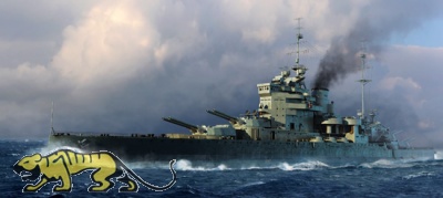 Schlachtschiff HMS Valiant 1939 - 1:700