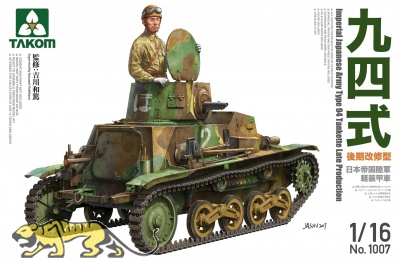 Imperial Japanese Army Type 94 Tankette - late Production - 1/16