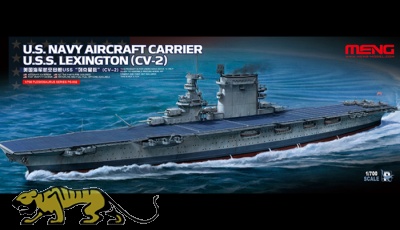 USS Lexington CV-2 - US Navy Aircraft Carrier - 1:700