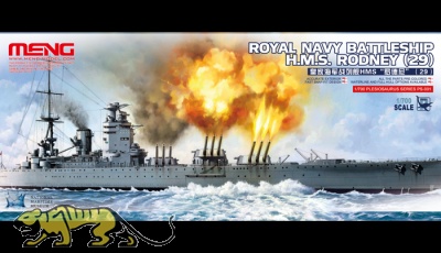HMS Rodney - Royal Navy Battleship - 1:700