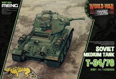 T-34/76 - Soviet Medium Tank - World War Toons - 1/Egg