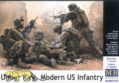Modern US Infantry - Under Fire - 1/35