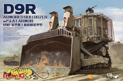 D9R Armored Bulldozer with Slat Armor - 1:35