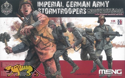 Imperial German Army Stormtroopers - 4 Figures - 1/35
