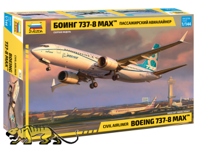 Boeing 737-8 MAX - Ziviles Passagierflugzeug - 1:144