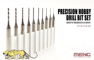 Tungsten Steel Drill Bits - 0,4mm - 1,3mm - 10 drills