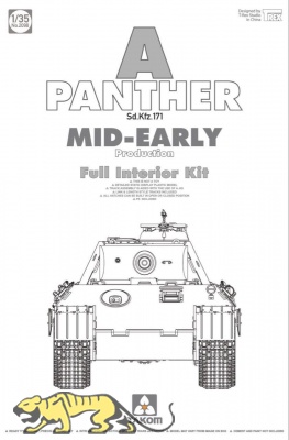 Panther - Ausf. A - Sd.Kfz. 171 - Mid-Early Production with full Interior - 1:35