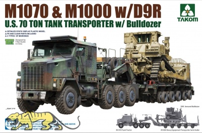 M1070 & M1000 with D9R Bulldozer - 1/72