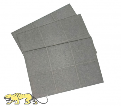 Diorama Base - Concrete Slabs 180 x 120mm - 3 pcs.