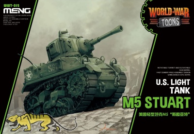 M5 Stuart - US Light Tank - World War Toons - Egg Tank  - 1:Egg