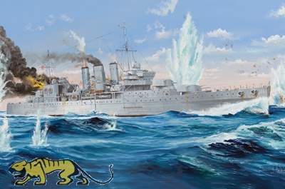HMS Cornwall - Schwerer Kreuzer  - 1:350