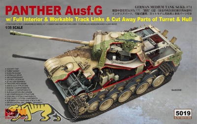 Panther Ausf. G - with Full Interior & Cut Away Hull and Turret - 1/35