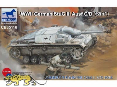 StuG III Ausf. C / D - Sd.Kfz. 142 - 2in1 - 1:35