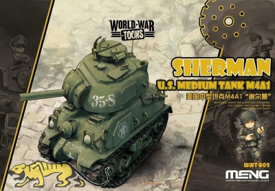 M4A1 Sherman - US Medium Tank - World War Toons - 1/Egg
