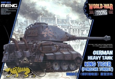 King Tiger Porsche Turret - German Heavy Tank - World War Toons - 1:Egg