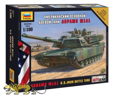 M1A1 Abrams - US Main Battle Tank - 1:100