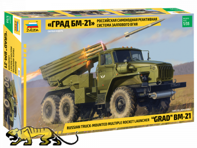 BM-21 - GRAD - Russian Truck-Mounted Multiple Rocket Launcher - 1/35