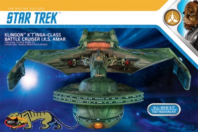 Star Trek Klingon K't'inga Class Battle Cruiser IKS Amar - 1/350