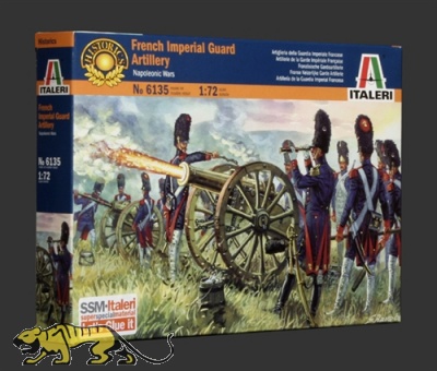 French Imperial Guard Artillery - Waterloo - 1/72