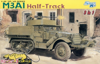 M3A1 Half-Track - 3in1 - 1:35