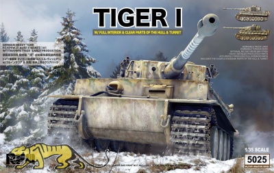 Tiger I Ausf. E - Early Production with Full Interior and Clear Parts - 1/35
