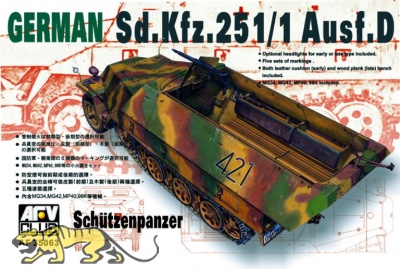 Sd.Kfz. 251/1 Ausf. D - Schützenpanzer - 1/35