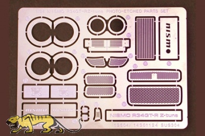 Photo Etched Parts Set for Tamiya 24282 Nismo R34 GT-R Z-tune - 1/24