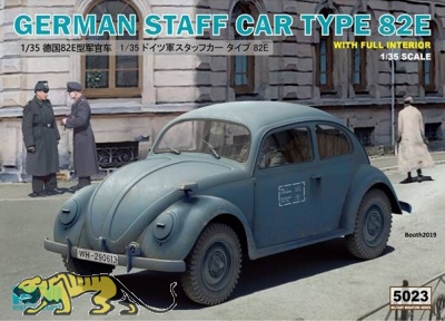German Staff Car Type 82E - mit Inneneinrichtung - 1:35