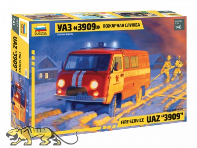 UAZ 3909 - Fire Service - 1/43