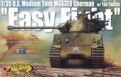 M4A3E8 Sherman - Easy Eight - US Medium Tank with T-66 Tracks - 1:35