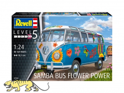 VW Samba T1 - Flower Power - 1/24