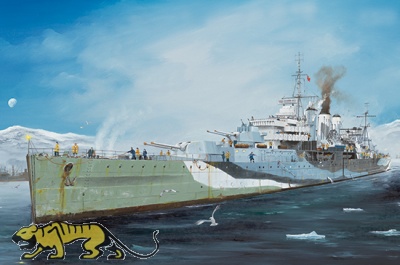 HMS Kent - British Heavy Cruiser - 1/350