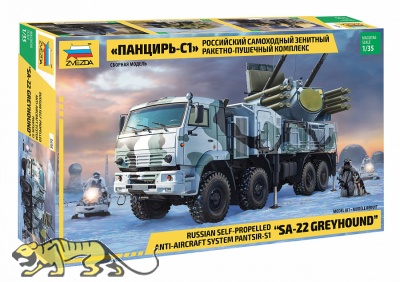 SA-22 Greyhound - Russian Self-Propelled Anti-Aircraft System - Pantsir-S1 - 1/35